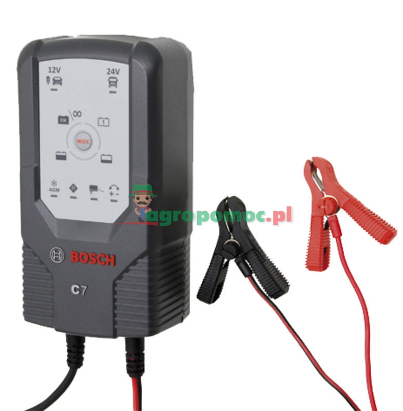 Bosch Battery charger C7 (2500189999070) - Spare parts for agricultural  machinery and tractors.