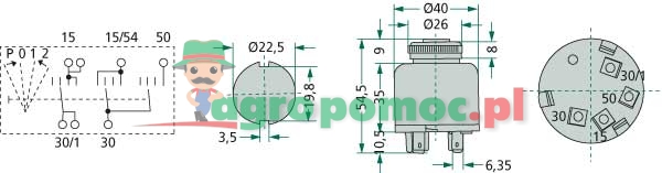 Cobo Ignition starter switch | zdjęcie nr 1