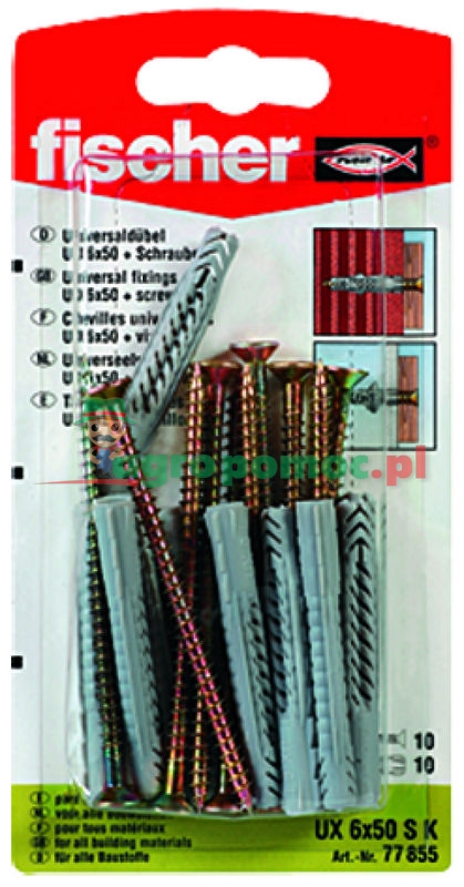 Fischer Universal plug UX with screw | zdjęcie nr 1