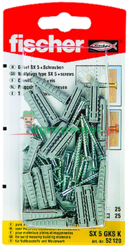 Fischer Wall plug SX with wood screw | zdjęcie nr 1