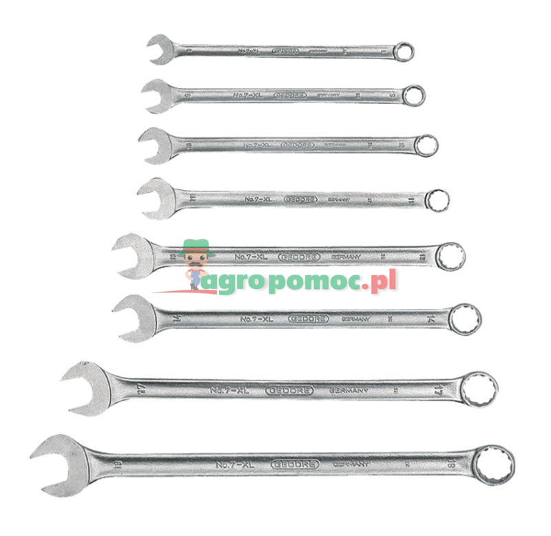 GEDORE Combination spanner set | 7 XL 080 | zdjęcie nr 1