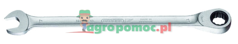 GEDORE Jaw spanner with ring ratchet | 7 R XL 17 | zdjęcie nr 1