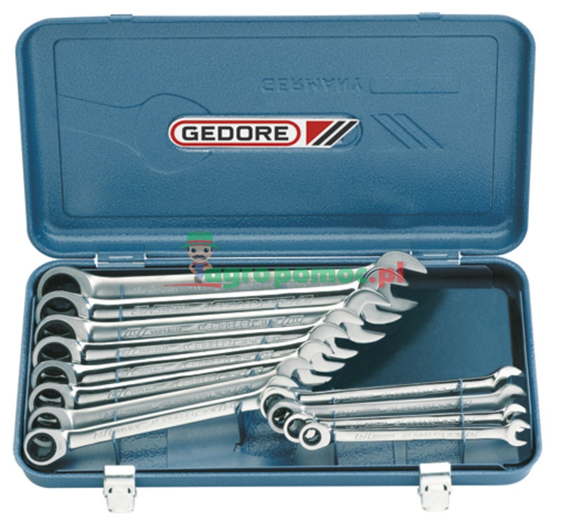 GEDORE Open-end spanner with ring ratchet set | 7 R-012 | zdjęcie nr 1
