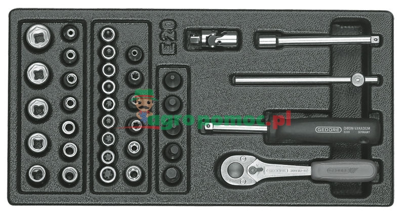GEDORE Socket spanner assortment 1/4" | 1500 ES-20 | zdjęcie nr 1
