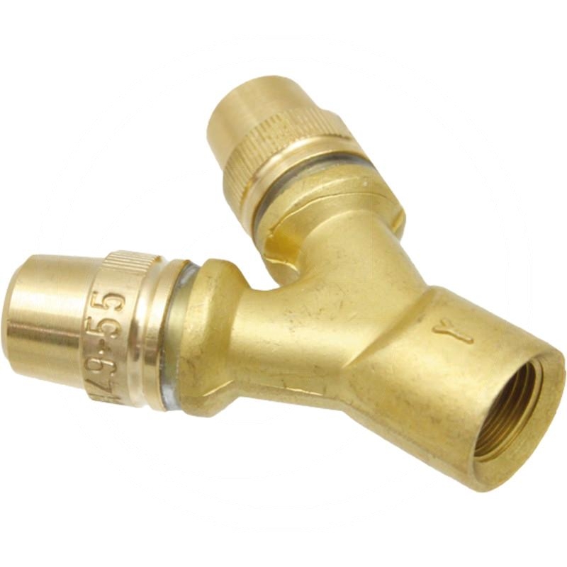 Gloria Brass forked sprayer complete with 2 nozzles | zdjęcie nr 1