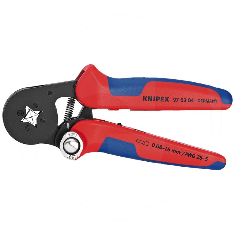 KNIPEX Self-adjusting crimping tool for wire end ferrules with side inlet | zdjęcie nr 1