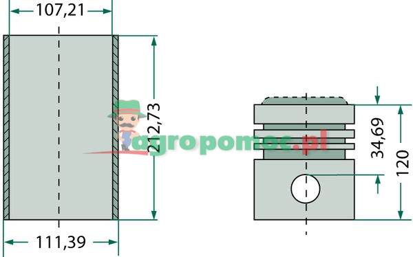 KS Piston set complete | zdjęcie nr 1