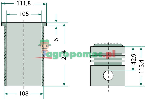 KS Piston set complete | zdjęcie nr 1