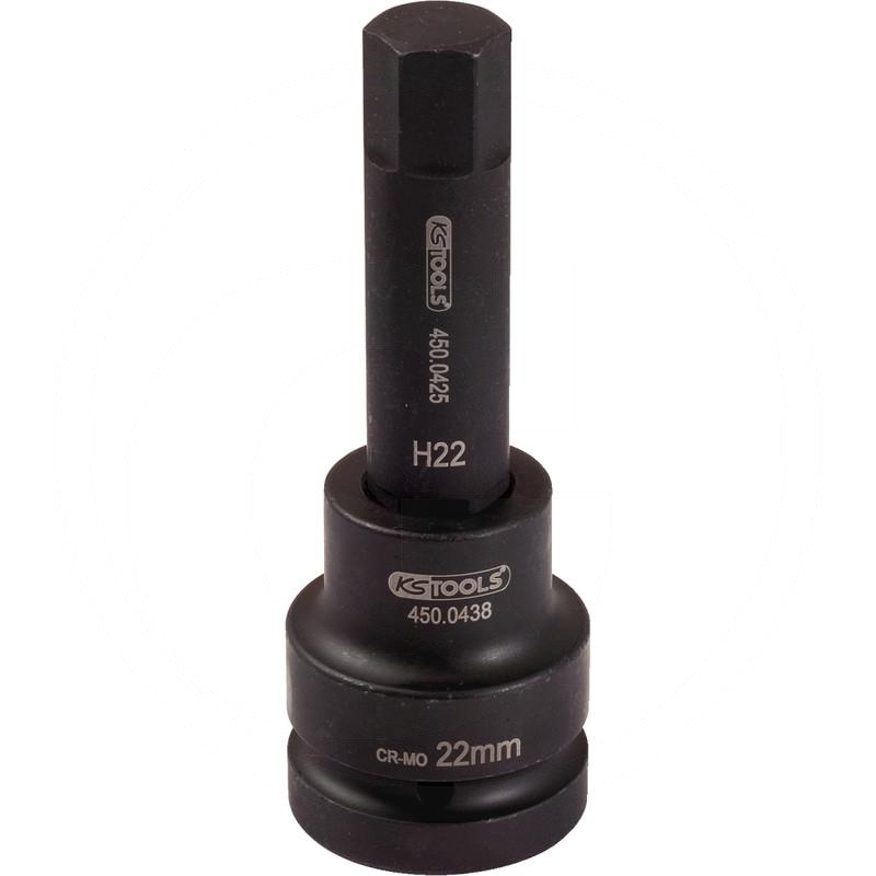 KS Tools 1" Impact bit socket, hex, 30mm | zdjęcie nr 1
