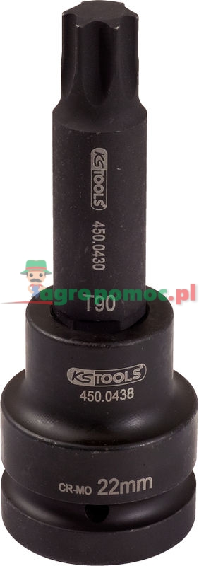 KS Tools 1" impact bit socket, TX T, T90 | zdjęcie nr 1