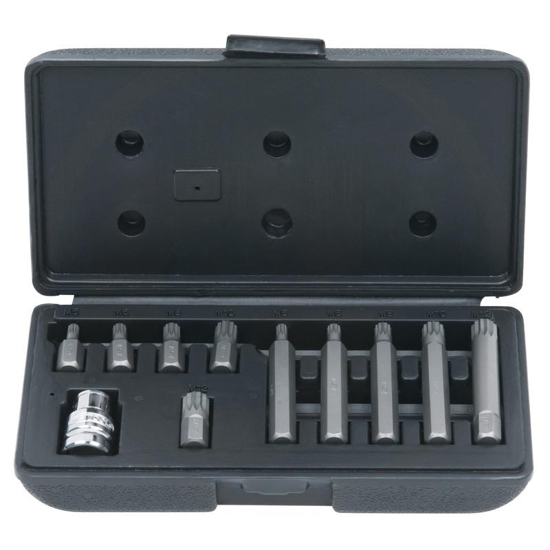 KS Tools 10 mm Spline (XZN®) bit box, 11 pcs | zdjęcie nr 1