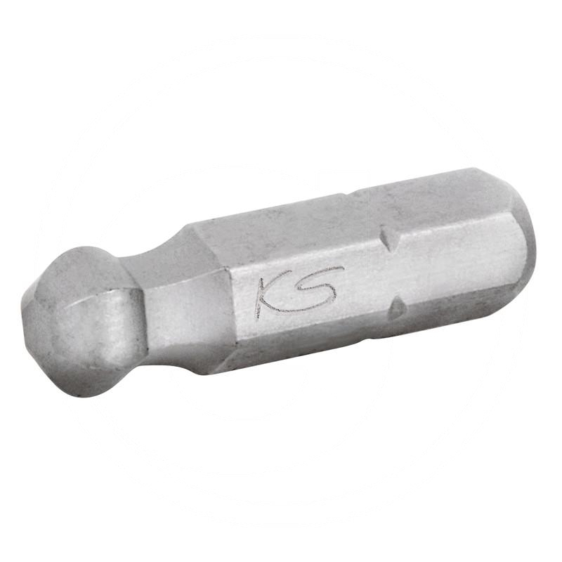 KS Tools 1/4" Bit hex,25mm,with ball end,1/8",5pcs | zdjęcie nr 1