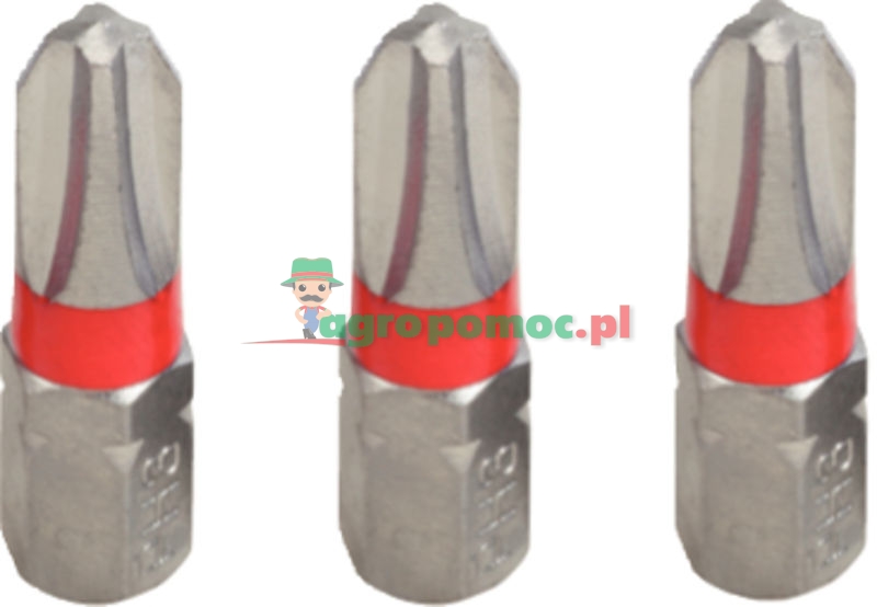 KS Tools 1/4" CHROME+ bit, colour coded, PH3 | zdjęcie nr 1