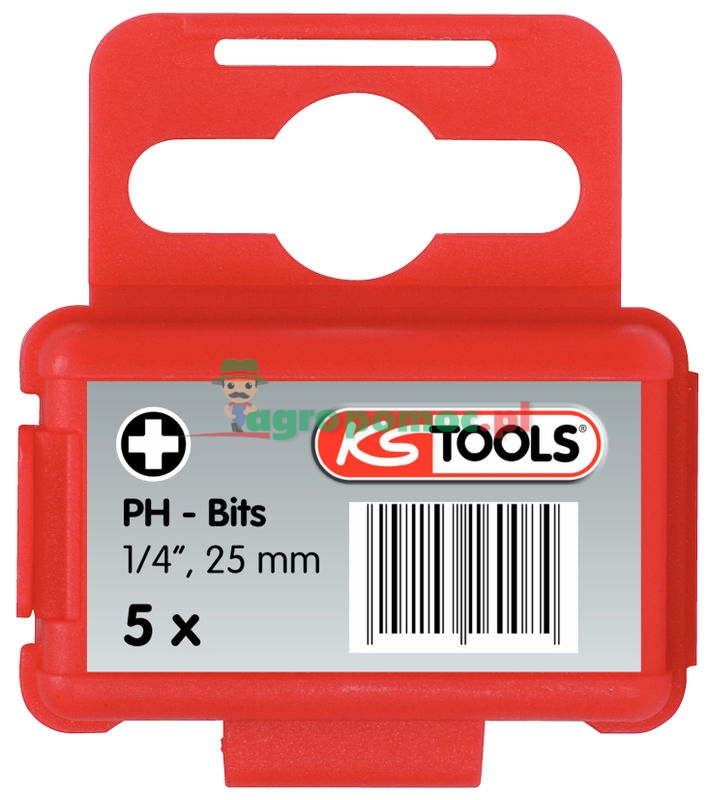 KS Tools 1/4" CLASSIC bit PHILLIPS®, 5pcs, PH3 | zdjęcie nr 1