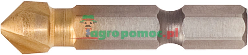 KS Tools 1/4" HSS TIN cone&deburrer bit,90°,6,3mm | zdjęcie nr 1