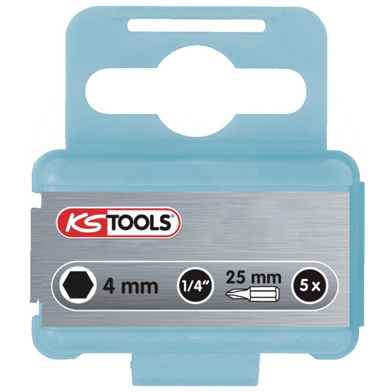 KS Tools 1/4" INOX+ bit hex, 6mm | zdjęcie nr 1