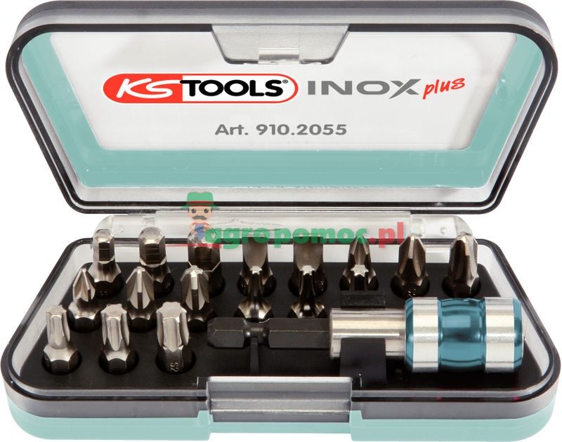 KS Tools 1/4" INOX+ bit set, 18pcs | zdjęcie nr 1