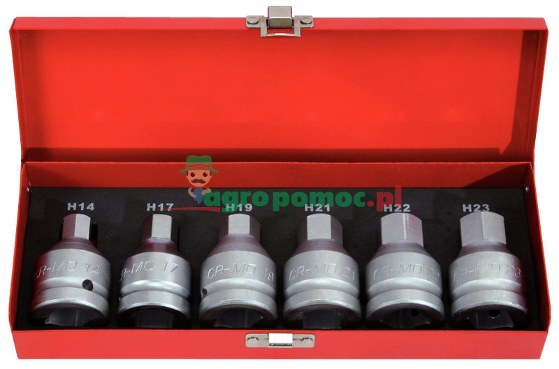 KS Tools 3/4" impact bit socket set, hex, 6pcs | zdjęcie nr 1