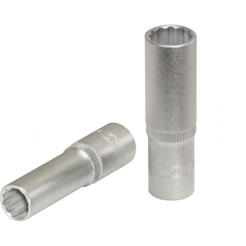 KS Tools 3/8" Bi hex socket, deep, 9mm | zdjęcie nr 1