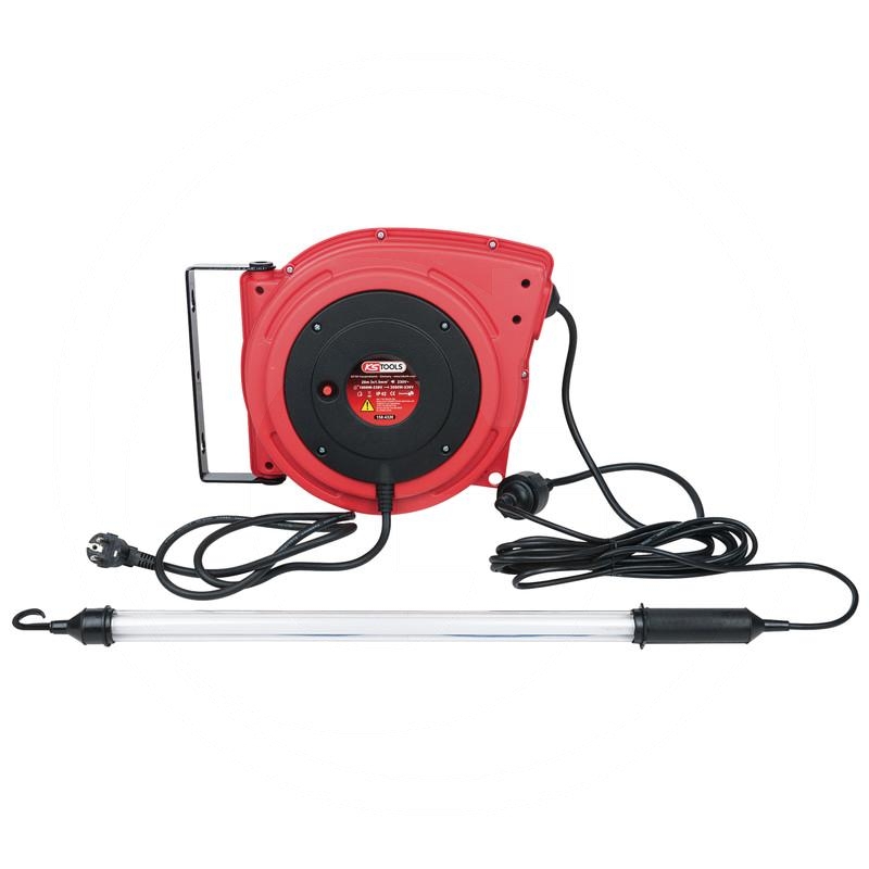 KS Tools Basic workshop inspection light, 8 Watt with cable reel | zdjęcie nr 1