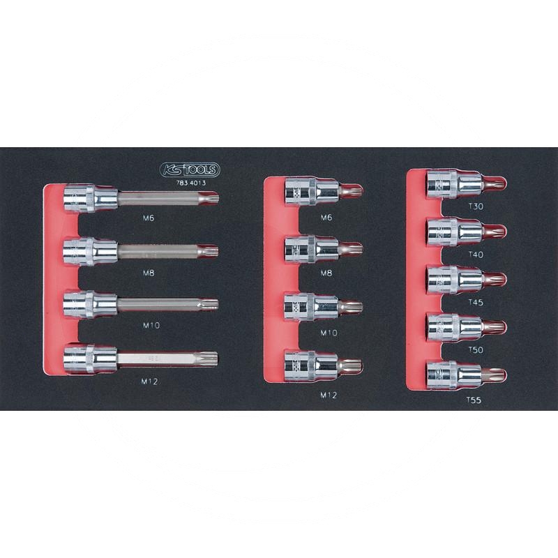 KS Tools Bit socket set, 1/2", 26 pcs | zdjęcie nr 1