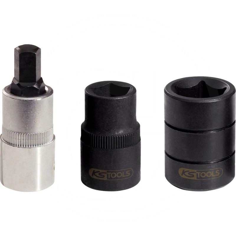 KS Tools Brake caliper socket set, pentagon, 3pcs | zdjęcie nr 1