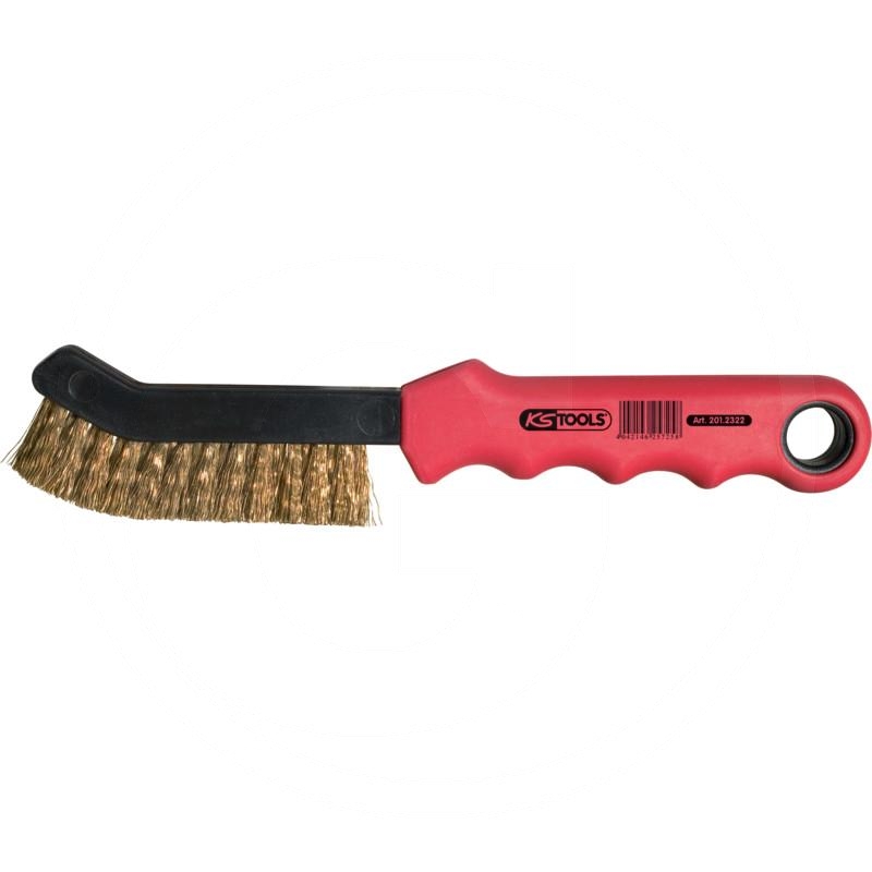 KS Tools Brake calliper wire brush, 2-row, corrugated, 225mm | zdjęcie nr 1