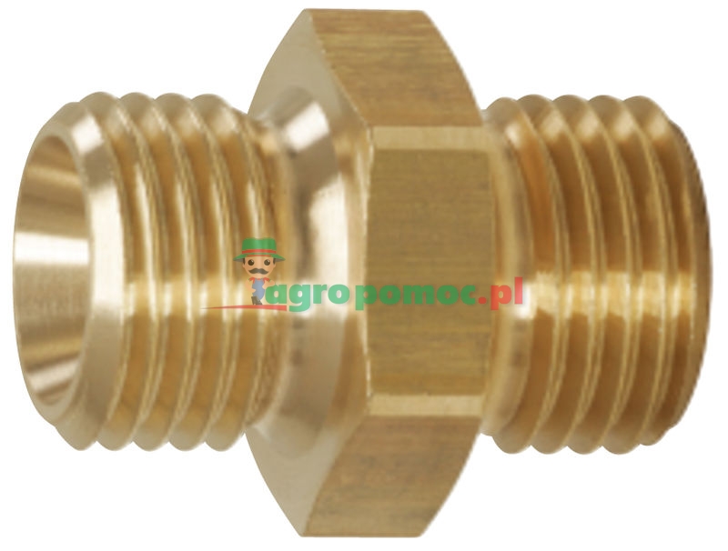 KS Tools Brass reducing nipple, 13x17mm | zdjęcie nr 1