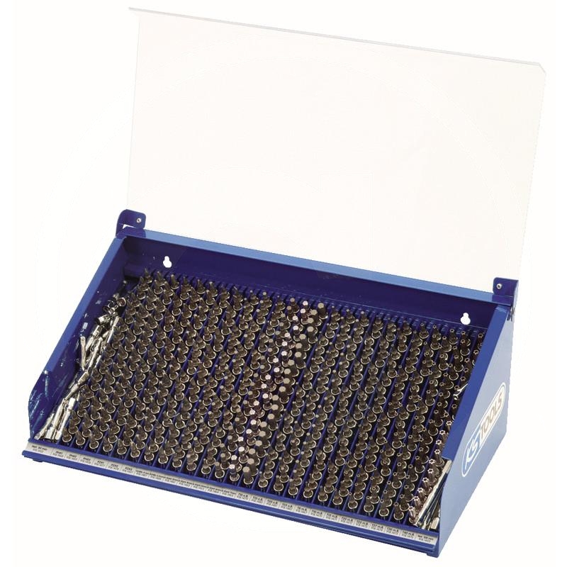 KS Tools CHROME+ bit socket display, 541pcs, 1/4" | zdjęcie nr 1