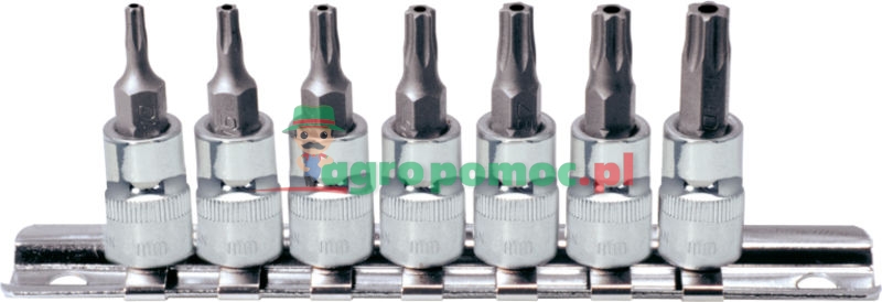 KS Tools CHROME+ bit socket set, 1/4", TB10-TB40 | zdjęcie nr 1