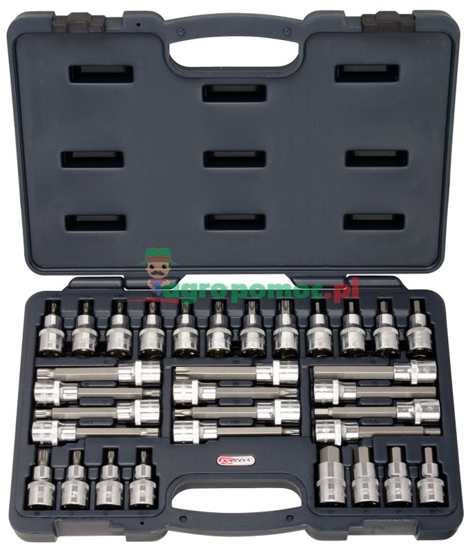 KS Tools CHROME+ bit socket set, 32pcs, 1/2" | zdjęcie nr 1