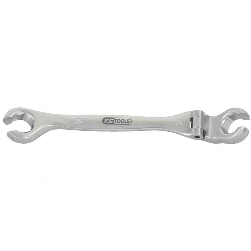 KS Tools CHROME+ flex head flare nut spanner,14mm | zdjęcie nr 1