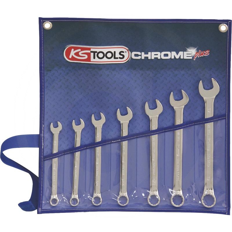 KS Tools CHROME+ OE spanner set, 7pcs, 8-22mm | zdjęcie nr 1