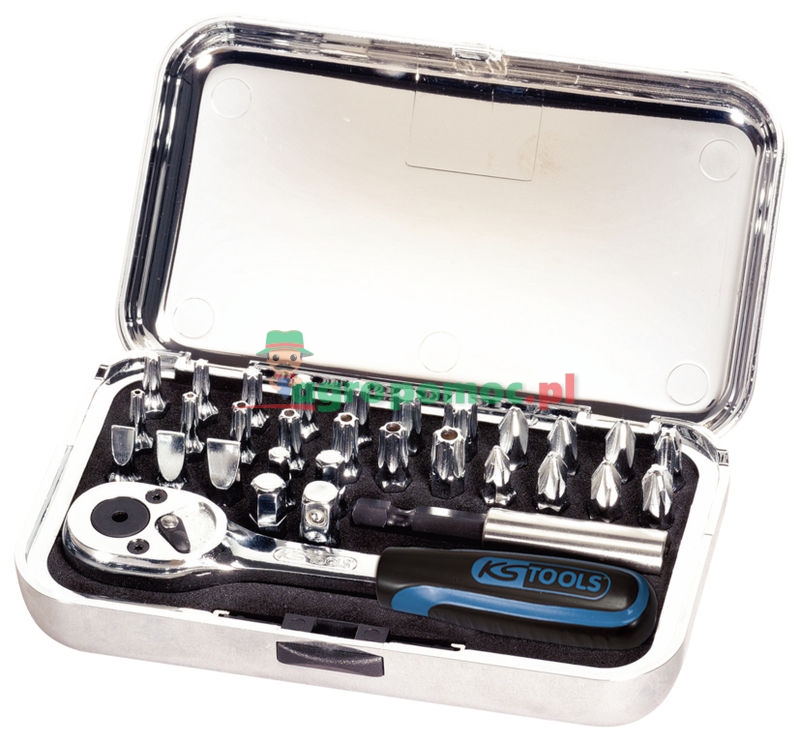 KS Tools CHROME+ tool kit, ratchet spanner, 31pcs | zdjęcie nr 1