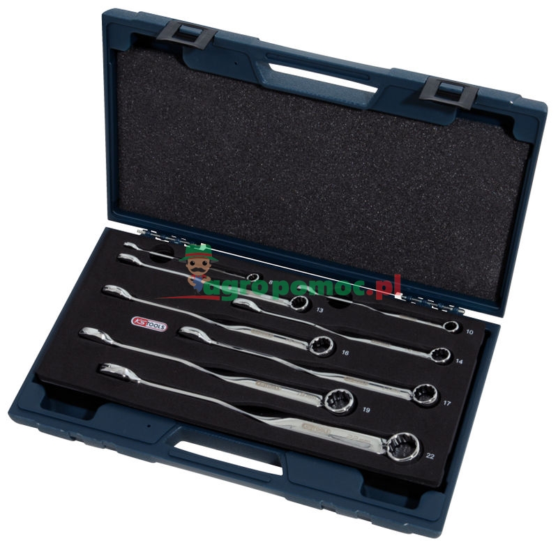 KS Tools CHROME+ twister comb spanner set, 8pcs | zdjęcie nr 1