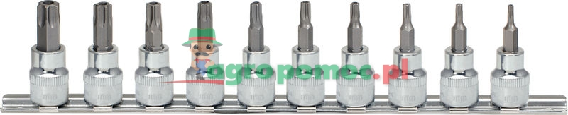 KS Tools CHROME+ TX bit socket set, 10pcs, 3/8" | zdjęcie nr 1