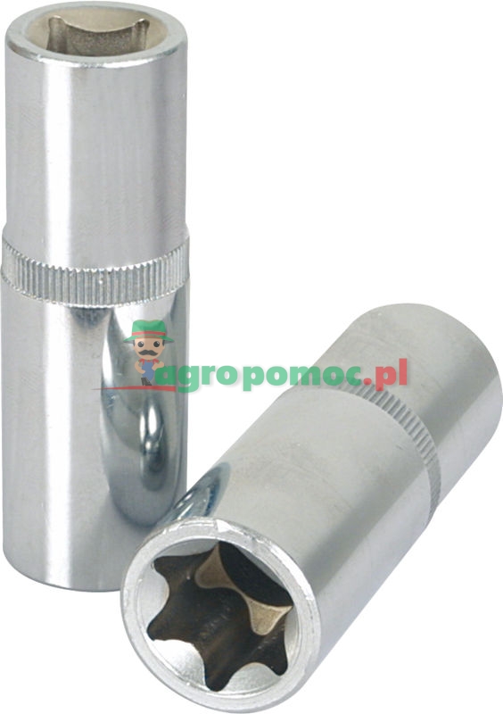 KS Tools CHROME+ TX socket deep, 1/2", E18 | zdjęcie nr 1