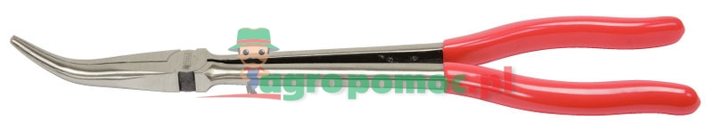 KS Tools CLASSIC bent nose plier serrated, XL,45° | zdjęcie nr 1