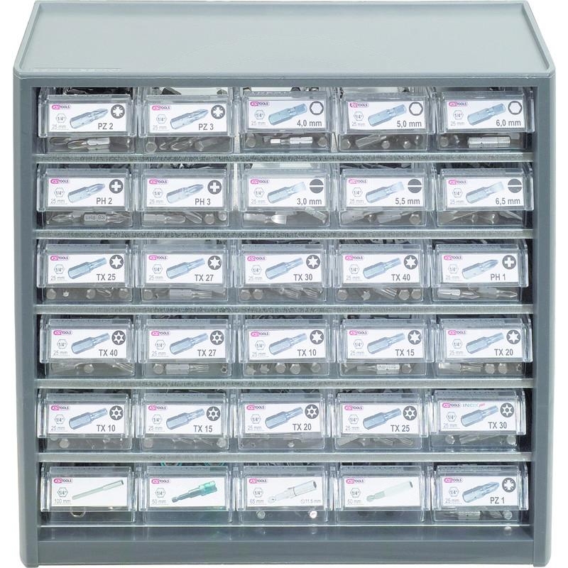 KS Tools CLASSIC bit box display, 280pcs, 1/4" | zdjęcie nr 1