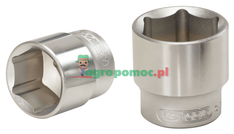 KS Tools CLASSIC hex socket, 1/2", l=38mm, 21mm | zdjęcie nr 1