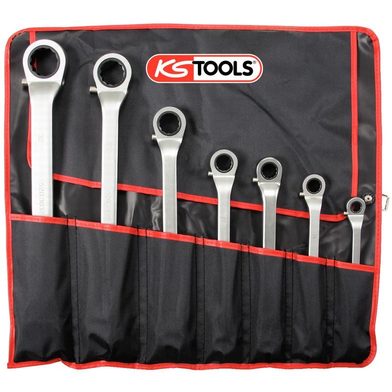 KS Tools CLASSIC ratchet ring spanner set, 5pcs | zdjęcie nr 1