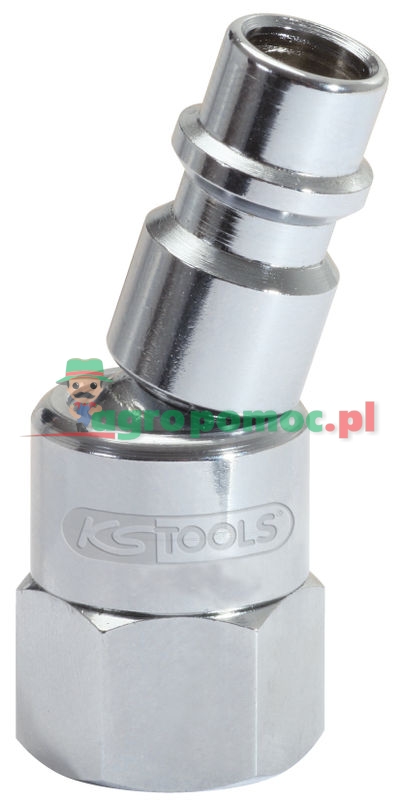 KS Tools Compression fitting nipple, 1/4", 46mm | zdjęcie nr 1