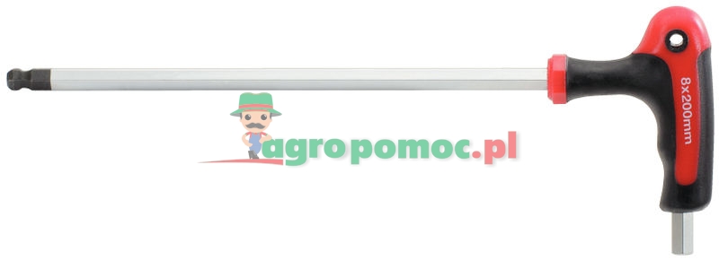 KS Tools ERGO+ T-handle hex key wrench set, 9pcs | zdjęcie nr 1