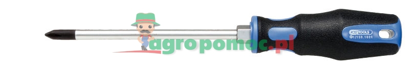 KS Tools ERGO wood screwdriver, PHILLIPS®, PH3 | zdjęcie nr 1
