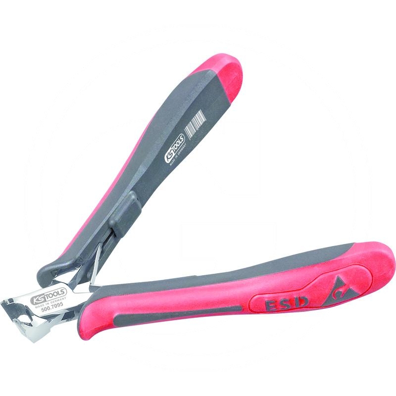 KS Tools ESD mini carbide oblique cutter, 120mm | zdjęcie nr 1