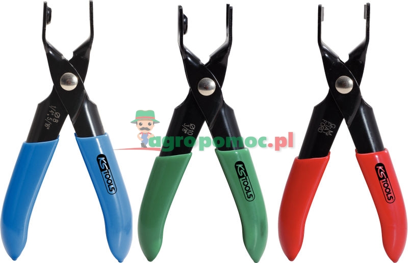 KS Tools Fuel pipe plier set, 3pcs, 8-10mm | zdjęcie nr 1