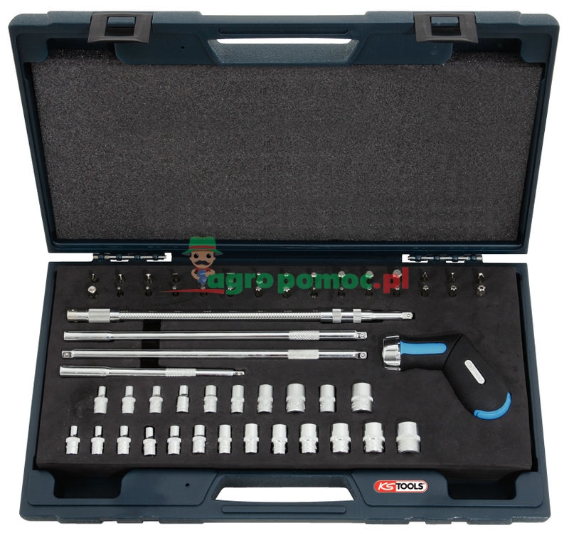 KS Tools GEAR+ bit & socket set, 58pcs, 1/4" | zdjęcie nr 1