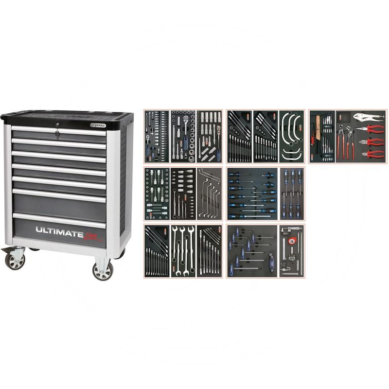 KS Tools Grey ULTIMATE tool cabinet set, 282pcs | zdjęcie nr 1