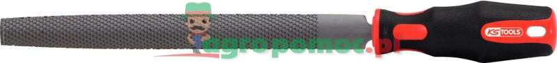 KS Tools Half round file, cut3, 200mm | zdjęcie nr 1