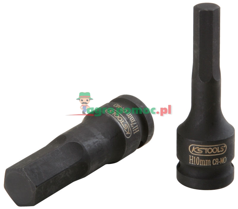 KS Tools Hex impact bit socket long, 1/2", 5mm | zdjęcie nr 1